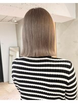 ローレン(LOREN)&nbsp;黒髪/ボブルフ/ネビージュ/小顔/ワンレン/栄/髪質改善/前髪