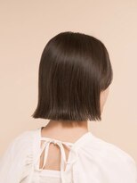 ガーデンヨコハマエスト(GARDEN YOKOHAMA est)&nbsp;ボブ　外ハネボブ　くびれヘア　切りっぱなしボブ　暗めカラー