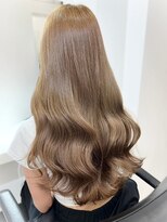 ランテルディ 渋谷(LANTERDIT)&nbsp;ブリーチカラー　ミルクティーカラー　ロングヘア　20代30代