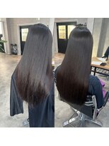 サクラ 岐阜(SAKURA)&nbsp;縮毛矯正のBeforeAfter！岐阜美容室