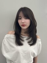 アマトウキョウスマートサロン(AMA TOKYO×Smart Salon) くびれレイヤー/顔まわりカット/レイヤーカット/小顔ヘア