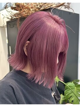 ラック 表参道(LUCK) ピンクカラー/ケアブリーチ/ブリーチ/表参道/原宿