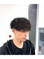 ステラ(STELLA)&nbsp;波巻きスパイラル/メンズカット/メンズ/メンズサロン/波巻き