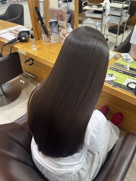 髪質改善ストレート