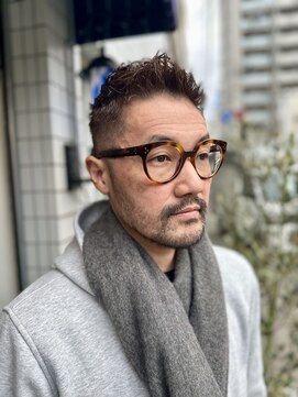 スパイキーショート/ショート/アップバング/メンズショート