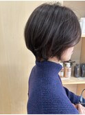 グレージュ/ショートボブ
