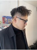 メンズカットフェードスキンフェードツイストスパイラル