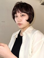 ナヌーク ダイカンヤマ(nanuk daikanyama)&nbsp;ドライパーマ/丸みショートボブ/レイヤーショートボブ