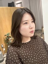 トエン(toen) ひし形シルエットのワンカールミディアムレイヤー