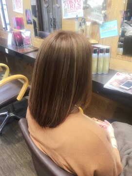 ユートピア(U topia) シナモンベージュハイライトカラー