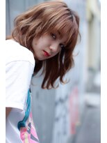 クーエフー(coo et fuu)&nbsp;【表参道】厚めバングのレイヤーミディアムを外国人風に♪藤沢2