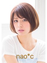 ナオシ トレス 富雄店(nao*c tres)&nbsp;【富雄nao*c tres】大人かわいい小顔☆ナチュラルショートボブ
