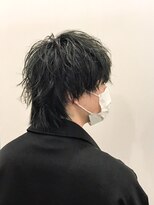 ウィルゴ(VIRGO) ブラック×グリーンメッシュウルフ