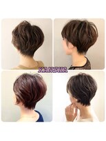 美容室 かんしゃ&nbsp;かんしゃ【Ｍａｒｉｋｏ】３６０度美形ショート☆ポイントパーマ