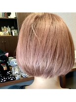 カーザ(CASA) 白髪ぼかし☆ペールピンクベージュ♪