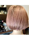 白髪ぼかし☆ペールピンクベージュ♪