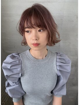 サクラテッセン(sakura tessen) ボブ ピンクベージュ