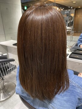 ジンジャー(GINGER) after×髪質改善×トリートメント×サラ髪