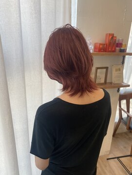 ペイジバイネオリーブ 吉祥寺店(Paige by Neolive) ブリーチで作るくすみワインレッド