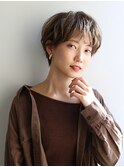抜け感 セシルカット 大人ショート