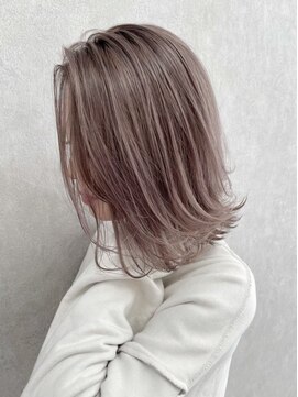 エイル 高槻(Eir) 【ハイライト】【バレイヤージュ】【髪質改善】【ミディアム】