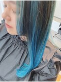 バレイヤージュ★アクセントターコイズブルー