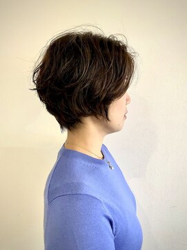 ポタム 東中野(potamu) ショートボブ×パーマ