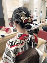 ヘアークリアー 春日部&nbsp;卒業式編み下ろし/卒業式ヘアーアレンジ/袴着付け/卒業式