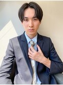 20代30代40代メンズアップバング清潔感爽やかビジカジ