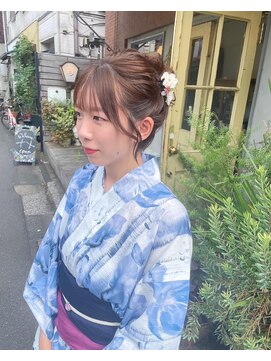 ヨナサン(Yona Saint) *+.高めアップ&浴衣着付け.:+