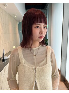 シキ オルガン 大宮(siki ORGAN) ワイドバング/暖色系カラー /カシスピンク