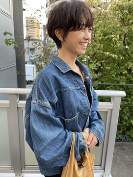 ツイギー 宮西店(TWiGGY) ひし形ショート×ニュアンスパーマ