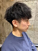 ニアウ 伊勢崎連取店(Niau)&nbsp;ツイストスパイラルパーマツイストパーマツーブロック刈り上げ