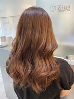 ジーナ 船橋(Zina)&nbsp;髪質改善＊くびレイヤーピンクベージュ＊美髪【Zina船橋】