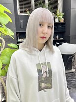 チュダック(ChuDuck)&nbsp;韓国風《ペールシルバー》ハイトーン/ケアブリーチ/ダブルカラー