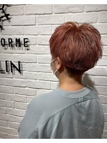 ヘア スパ ビューティー エールフォルム(HAIR SPA BEAUTY YELLFORME)&nbsp;ピンクオレンジカラー