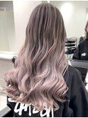 ラベンダーピンクバレイヤージュマロンベージュ20代30代40代
