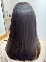 エヌ 北千住(N)&nbsp;カット+艶ピンクバイオレットカラー+髪質改善トリートメント