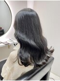 《韓国ヘア》透明感グレージュ×ヨシンモリ