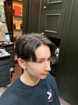 ヒロ銀座 バーバーショップ 札幌本店(HIRO GINZA BARBER SHOP) ナチュラルセンターパート