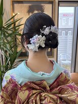 コレット ヘアー 大通(Colette hair)&nbsp;成人式カチモリアレンジ .*。