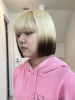 ミーム 原宿 表参道(meme)&nbsp;◎ブロンドヘアダブルカラーハイトーンカラーケアブリーチ#原宿