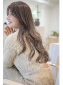 大人フェミニンロング　似合わせカット　メルティカラー　美髪