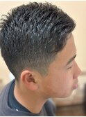 学生刈り上げショート