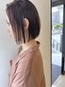 新規様　似合わせカット＋透明感カラー＋髪質改善TR＋マーブ￥13800