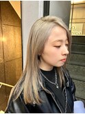 山本開生【ハイトーンケアブリーチWカラーブロンドベージュ
