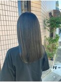 まっすぐキレイが続く 黒髮ストレート/縮毛矯正