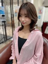 ハピネス 梅田茶屋町店(HAPPINESS)&nbsp;韓国ヘア/レイヤーカット/顔まわり/グレージュ/艶髪/髪質改善