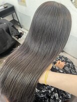 ラビス(Lovis) くびれヘア/アプリコットオレンジ/ハイライトカラー/夏/縮毛矯正