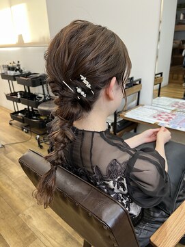 リンク(Link Hair&Spa) 【Link】20代30代40代◎小顔大人アレンジ/フィッシュボーン